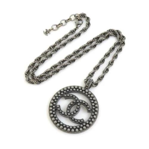 Pre-owned Metal chanel-jewelry Chanel Vintage , Gray , Dames