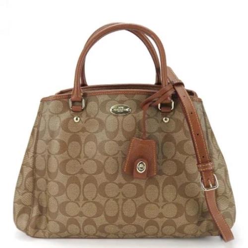 Pre-owned Fabric shoulder-bags Coach Pre-owned , Brown , Dames