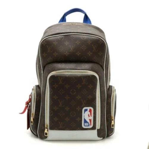 Pre-owned Fabric louis-vuitton-bags Louis Vuitton Vintage , Brown , Da...