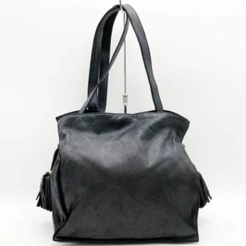 Pre-owned Fabric shoulder-bags Loewe Pre-owned , Black , Dames