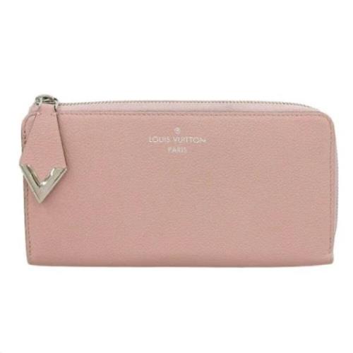 Pre-owned Canvas wallets Louis Vuitton Vintage , Pink , Dames