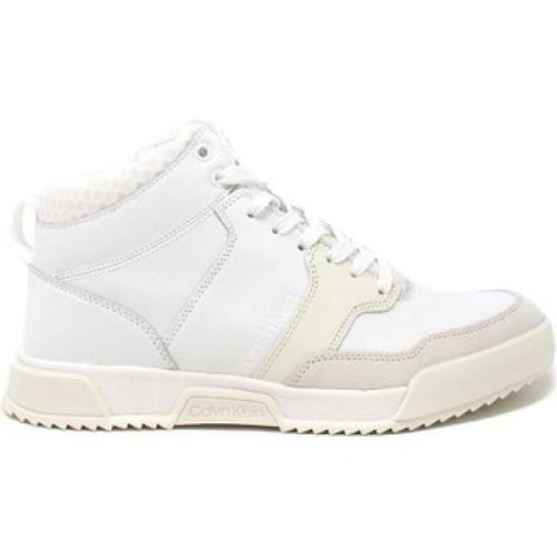 Hoge-kraag sneakers Calvin Klein , White , Heren