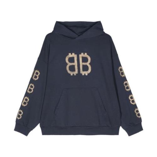 Trendy Sweater Selection Balenciaga , Blue , Heren