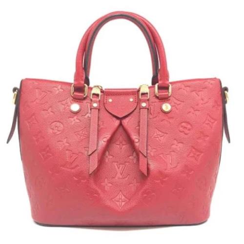 Pre-owned Leather louis-vuitton-bags Louis Vuitton Vintage , Red , Dam...