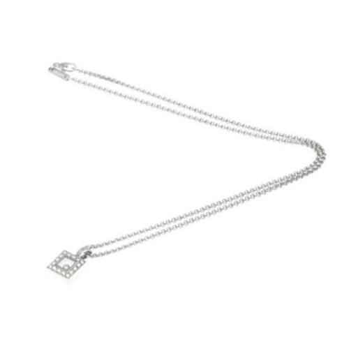 Pre-owned White Gold necklaces Chopard Pre-owned , Gray , Dames