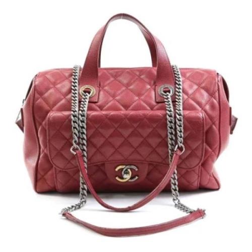 Pre-owned Fabric chanel-bags Chanel Vintage , Red , Dames