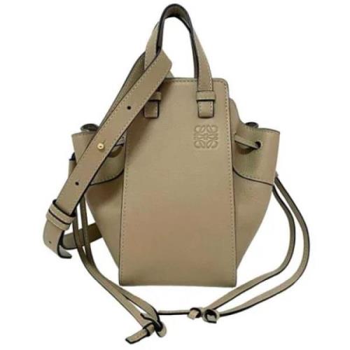 Pre-owned Fabric handbags Loewe Pre-owned , Beige , Dames