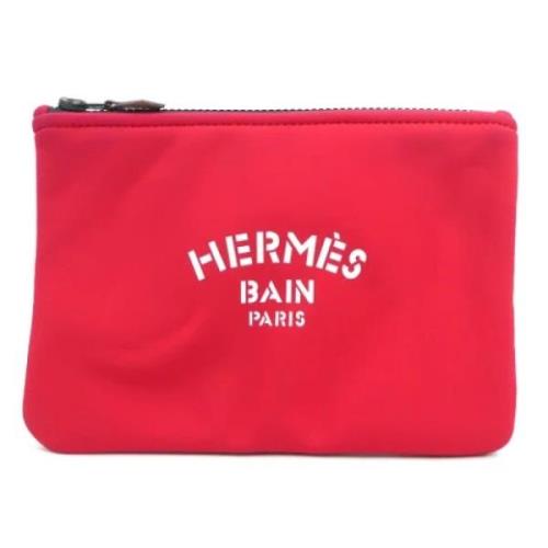 Pre-owned Fabric pouches Hermès Vintage , Pink , Dames