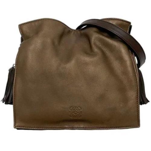 Pre-owned Fabric shoulder-bags Loewe Pre-owned , Brown , Dames