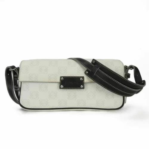 Pre-owned Fabric shoulder-bags Loewe Pre-owned , White , Dames