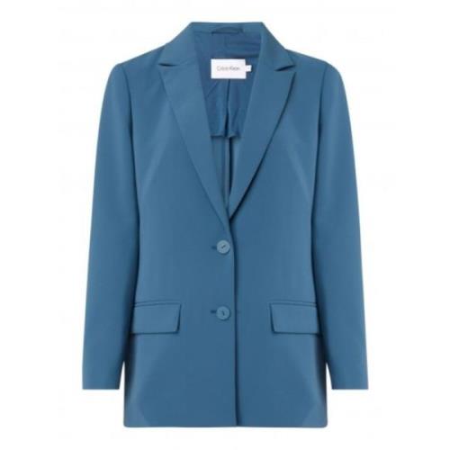 Upgrade je garderobe met stijlvolle blazer Calvin Klein , Blue , Dames