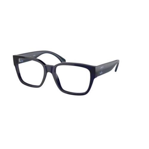 Blauw Frame Zonnebril Chanel , Blue , Unisex