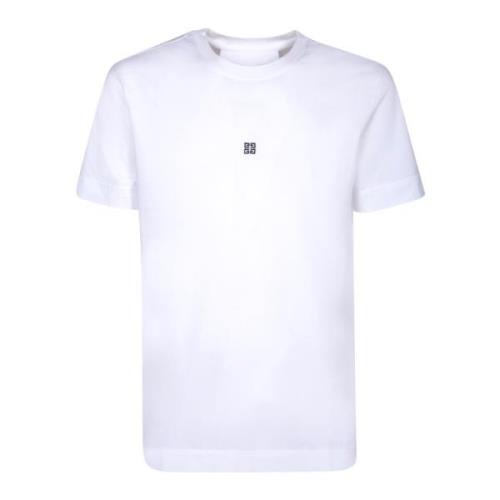 Witte Katoenen T-Shirt Ronde Hals Korte Mouwen Givenchy , White , Here...