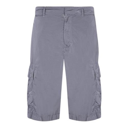 Cargo Bermuda Shorts Grijs Ss24 Givenchy , Gray , Heren