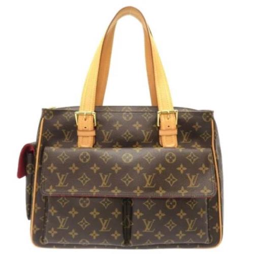 Pre-owned Canvas louis-vuitton-bags Louis Vuitton Vintage , Brown , Da...