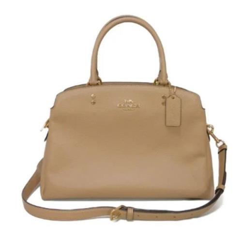 Pre-owned Fabric handbags Coach Pre-owned , Beige , Dames