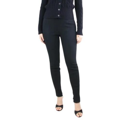 Pre-owned Viscose bottoms Dolce & Gabbana Pre-owned , Black , Dames