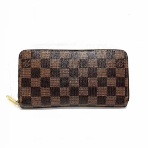 Pre-owned Canvas wallets Louis Vuitton Vintage , Brown , Dames