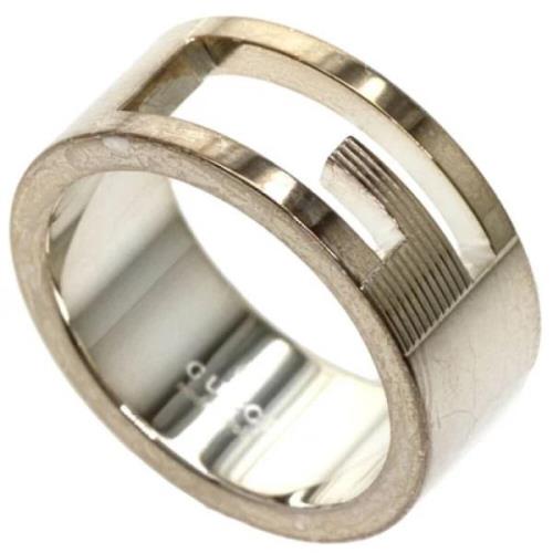 Pre-owned Silver rings Gucci Vintage , Gray , Dames