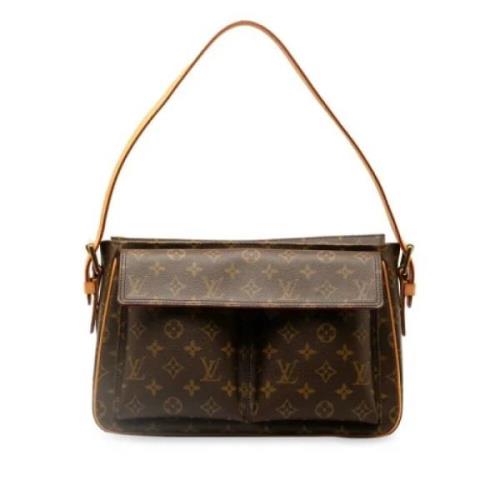 Pre-owned Canvas louis-vuitton-bags Louis Vuitton Vintage , Brown , Da...