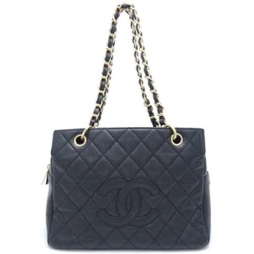 Pre-owned Leather shoulder-bags Chanel Vintage , Black , Dames