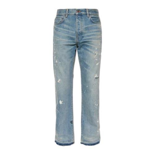 Jeans met rechte pijpen Amiri , Blue , Heren