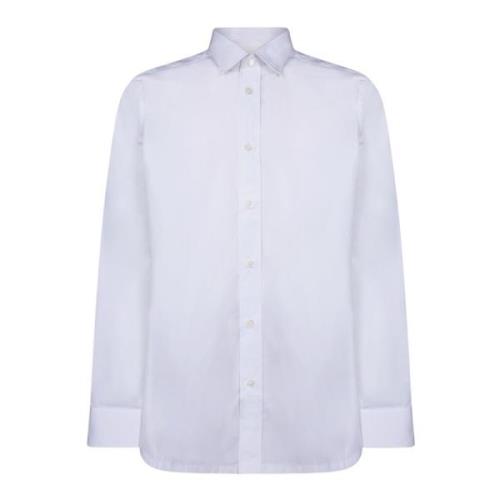 Witte Katoenen Klassieke Kraag T-Shirt Givenchy , White , Heren