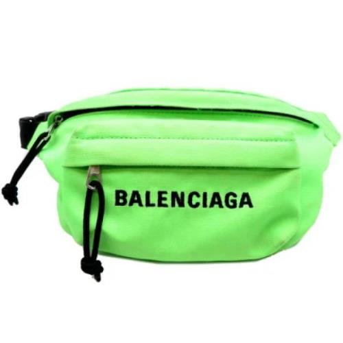 Pre-owned Canvas crossbody-bags Balenciaga Vintage , Green , Heren