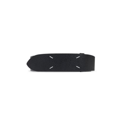 Leren riem Maison Margiela , Black , Unisex