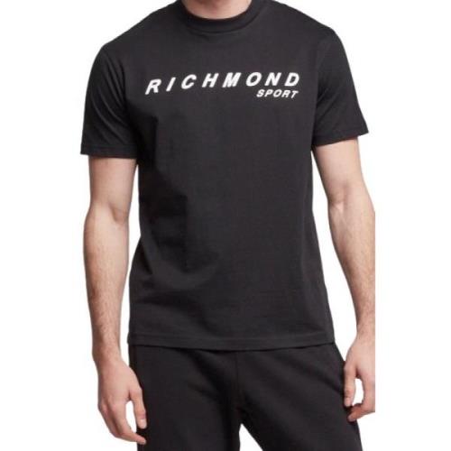 Stijlvolle Heren T-Shirt Ump22129Ts John Richmond , Black , Heren