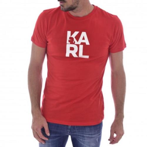 T-shirt Karl Lagerfeld , Red , Heren