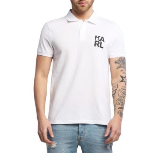 Poloshirt Karl Lagerfeld , White , Heren