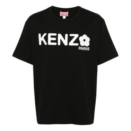 Boke Flower 2.0 Zwarte T-shirt Kenzo , Black , Heren