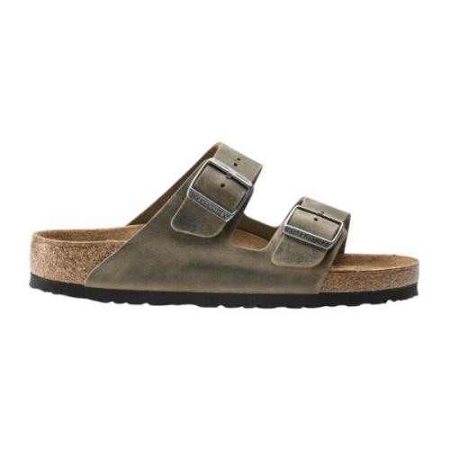 Arizona Soft Footbed Sandalen Birkenstock , Green , Heren