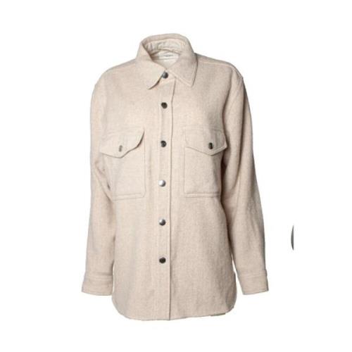 Pre-owned Wool outerwear Isabel Marant Pre-owned , Beige , Dames