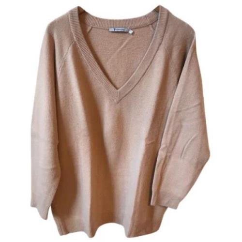 Pre-owned Wool tops Alexander Wang Pre-owned , Beige , Dames