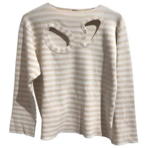 Pre-owned Cotton tops Celine Vintage , Beige , Dames