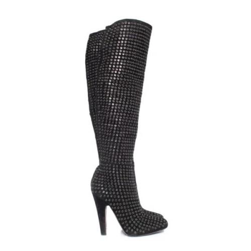 Pre-ownedSuedeboots Alaïa Pre-owned , Black , Dames