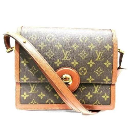 Pre-owned Canvas shoulder-bags Louis Vuitton Vintage , Brown , Dames