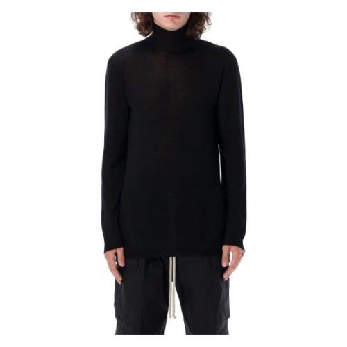 Zwart Gebreide Kleding Level Turtle Sweater Aw24 Rick Owens , Black , ...