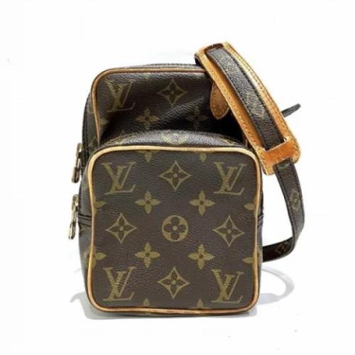 Pre-owned Canvas shoulder-bags Louis Vuitton Vintage , Brown , Dames