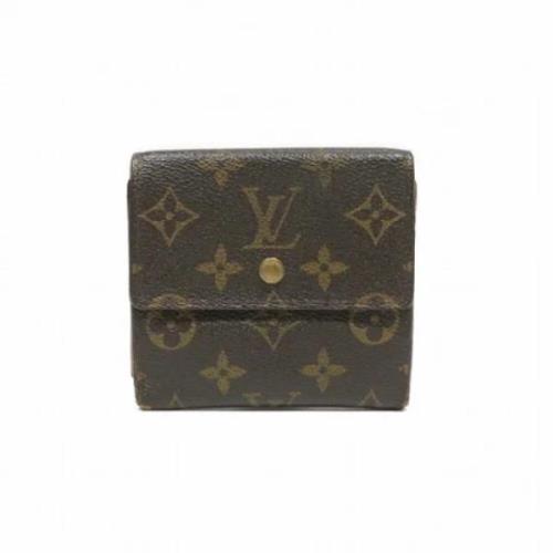 Pre-owned Canvas wallets Louis Vuitton Vintage , Brown , Dames