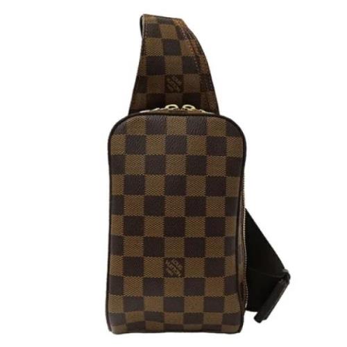 Pre-owned Fabric louis-vuitton-bags Louis Vuitton Vintage , Brown , Da...