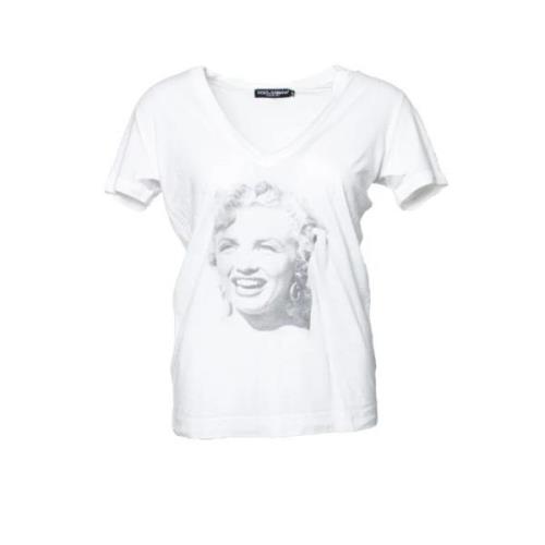 Pre-owned Cotton tops Dolce & Gabbana Pre-owned , White , Dames