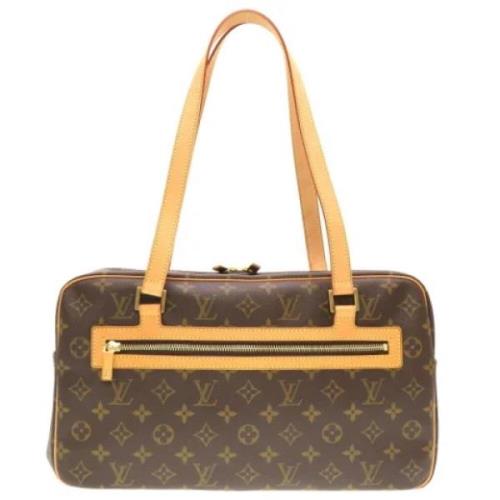 Pre-owned Canvas louis-vuitton-bags Louis Vuitton Vintage , Brown , Da...