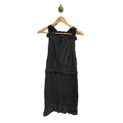 Pre-owned Silk dresses Isabel Marant Pre-owned , Black , Dames