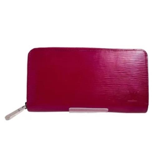 Pre-owned Fabric wallets Louis Vuitton Vintage , Red , Dames