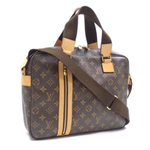 Pre-owned Canvas shoulder-bags Louis Vuitton Vintage , Brown , Heren