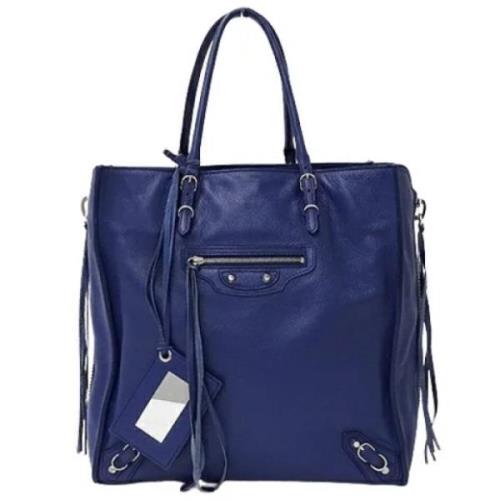 Pre-owned Fabric balenciaga-bags Balenciaga Vintage , Blue , Dames