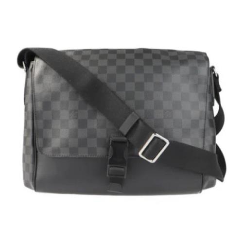 Pre-owned Fabric louis-vuitton-bags Louis Vuitton Vintage , Gray , Dam...